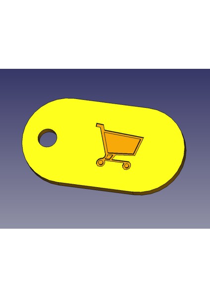 Alışveriş Kartı Çipi (1 Euro Madeni Para Boyutu) (Sadece Plastik Aparattır!!!) 3D fırsatları