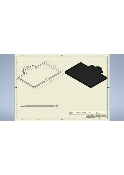 Eureka Mignon Tepsi - Özel / Sessizlik / Mükemmel (Sadece Plastik Aparattır) 3D indirimleri