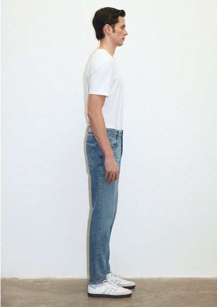 Milan Premium Blue Puslu Açık Mavi Jean Pantolon 0081083030