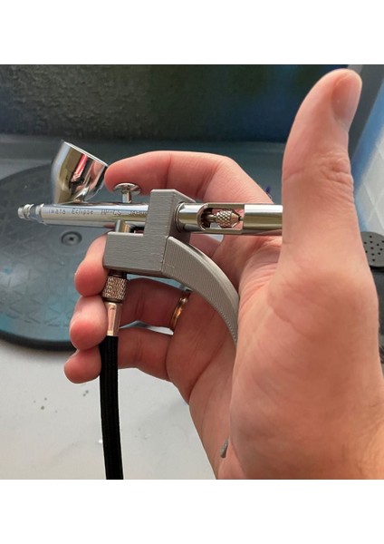 Iwata Eclipse Hp-Cs Airbrush Sapı (Sadece Plastik Aparattır!!!) 3D