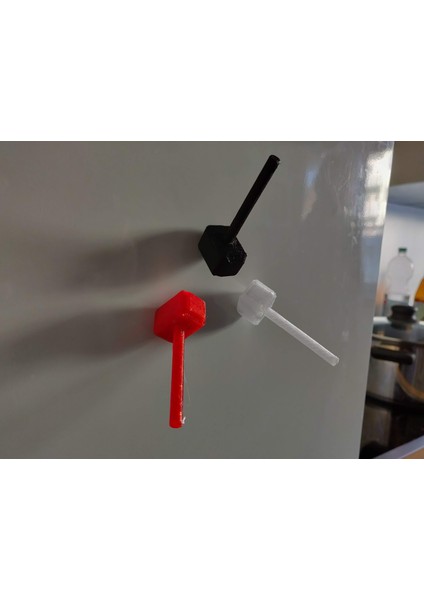 Buzdolabı Mıknatısı Mjolnir Thor Hammer (Sadece Plastik Aparattır!!!) 3D modelleri