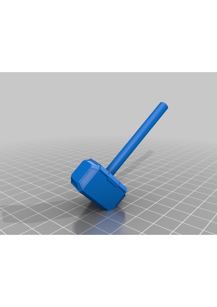 Buzdolabı Mıknatısı Mjolnir Thor Hammer (Sadece Plastik Aparattır!!!) 3D indirimleri