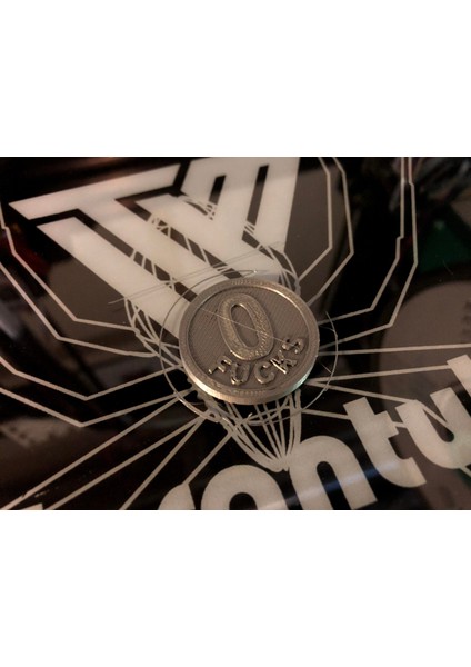 Iki Taraflı Sıfır F*cks Madeni Para (Sadece Plastik Aparattır!!!) 3D fırsatları