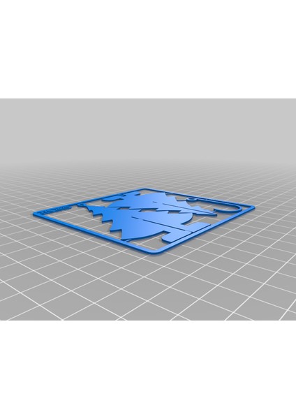 Noel Ağacı Süs Kiti Kartı (Sadece Plastik Aparattır!!!) 3D modelleri