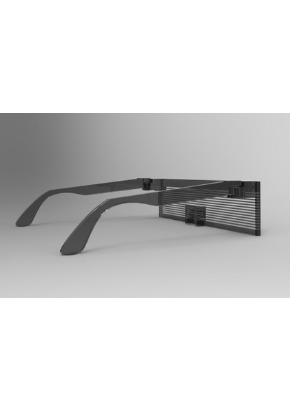 Mozaik Gözlükler (Yazdırılması Kolay) -Sunglasses/gizli Gözlükler/bt/moda/konsept Gözlükler/sansür Bar Gözlükleri (Sadece Plastik Aparattır!!!) 3D indirimleri