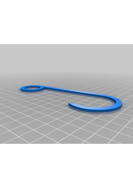 Handikap Bar Tuvalet Kağıdı Tutucu (Sadece Plastik Aparattır!!!) 3D