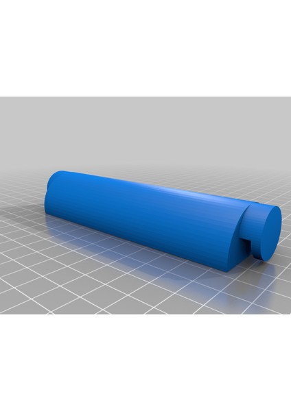 Handikap Bar Tuvalet Kağıdı Tutucu (Sadece Plastik Aparattır!!!) 3D