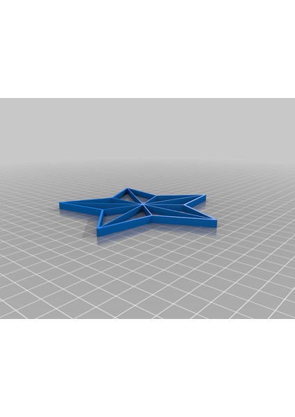 Özelleştirilebilir Origami Noel Yıldızı No. 1 (Sadece Plastik Aparattır!!!) 3D modelleri