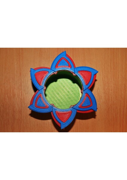 Çiçek Iris Kutusu V2 (Sadece Plastik Aparattır!!!) 3D