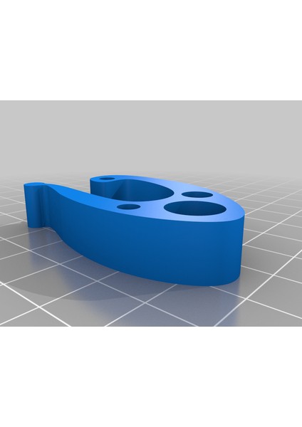 Hooky - Yararlı Yılan | Tente Keder Rails (Fiamma ve Diğerleri) Için Çok Işlevli Kanca (Sadece Plastik Aparattır!!!) 3D modelleri