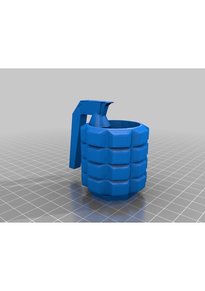 El Bombası Kupası (+Şişe Açıcı ile Sürüm) (Plastik Aparattır!!!) 3D