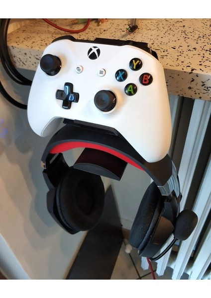 Xbox One - Kulaklık ve Ped Desteği (Remix) (Sadece Plastik Aparattır!!!) 3D