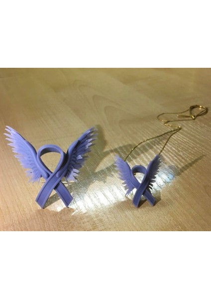 Kadın Istismarını Durdurmak Için Kolye, Eser, Pim ve Anahtar Zinciri (Kahraman Kurdele) (Sadece Plastik Aparattır!!!) 3D indirimleri
