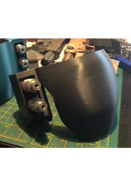 Mandalorian Boba Tarzı Diz Zırhı (Sadece Plastik Aparattır!!!) 3D