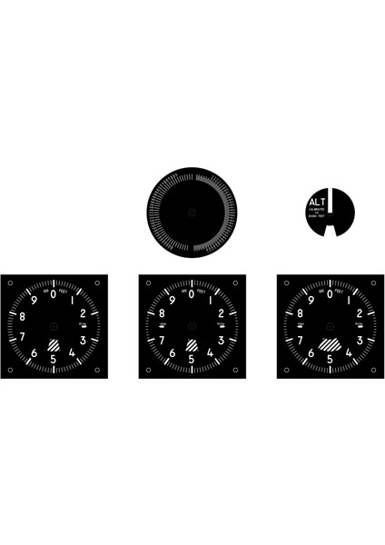 Uçuş Simülatörü Için Altimetre (Sadece Plastik Aparattır!!!) 3D fiyatları