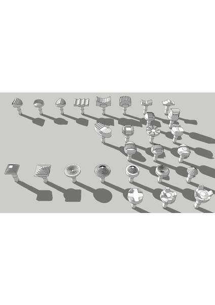 Hotas & Flightsim Pov/şapka Anahtarları - 2 Yol, 3 Yol, 4 Yol! Anahtar Üstlerinin Tonlarca Varyasyonu! (Kaynak Eskiz Dosyalarını Içerir) (Sadece Plastik Aparattır!!!) 3D