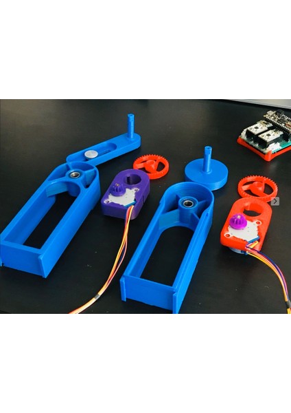 Yüksek Çözünürlüklü Panoramalar Için Robot Gimbal (Sadece Plastik Aparattır!!!) 3D indirimleri