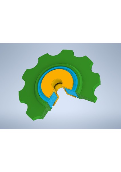 Vites Değiştirici Kasnak Tekerlekleri (Yarış+Mtb) (Sadece Plastik Aparattır!!!) 3D modelleri