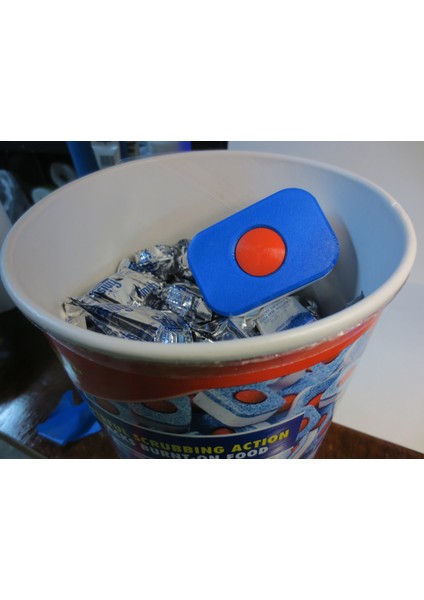 Bitiren Bulaşık Makinesi Deterjanı Çizgi Düğmesi Zırhı (Plastik Aparattır!!!) 3D