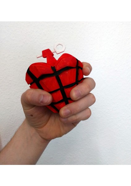 Kalp Bombası (Yeşil Gün) (Plastik Aparattır!!!) 3D