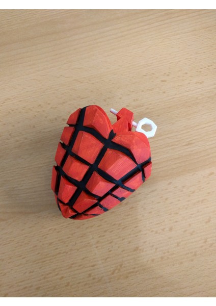 Kalp Bombası (Yeşil Gün) (Plastik Aparattır!!!) 3D