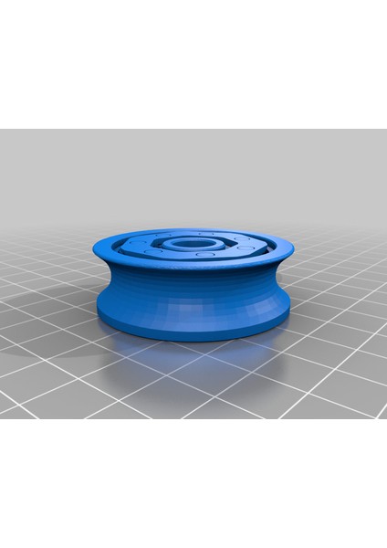 Makaralı Kasnak Tekerleği (Sadece Plastik Aparattır!!!) 3D modelleri