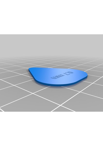 Melek / Pick (Arabulucu) - Çeşitli Boyutlar: 0.4 Ila 1.3 mm (Sadece Plastik Aparattır!!!) 3D fırsatları