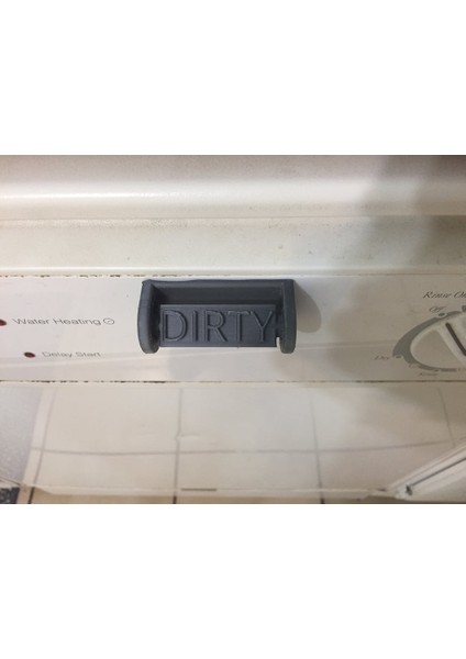 Bulaşık Makinesi Temiz/kirli Etiket (Sadece Plastik Aparattır!!!) 3D
