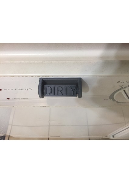 Bulaşık Makinesi Temiz/kirli Etiket (Sadece Plastik Aparattır!!!) 3D fiyatları