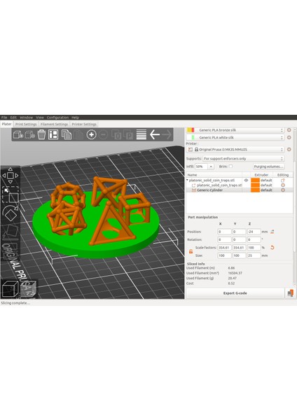 Openscad'de Platonik Katı Madeni Para Tuzakları (Sadece Plastik Aparattır!!!) 3D modelleri