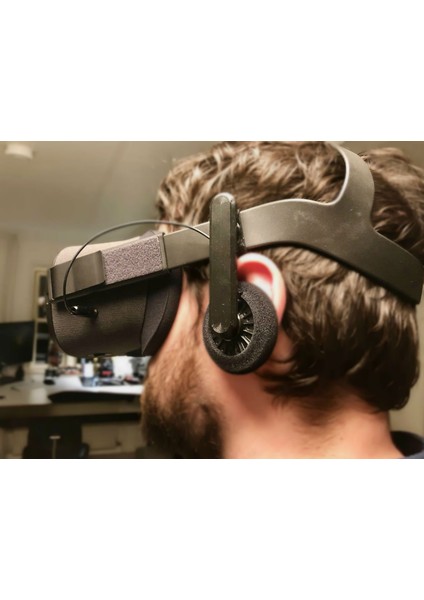 Oculus Quest Kulak Üzerine Kulaklıklar (Sadece Plastik Aparattır!!!) 3D fiyatları