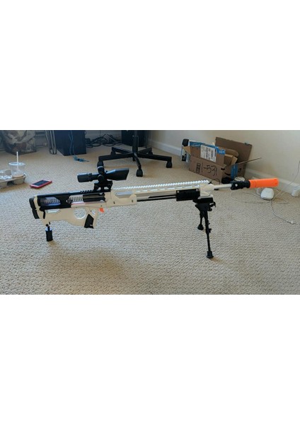 Monopod ile Caliburn Amp Tarzı Stok Dolgu (Sadece Plastik Aparattır!!!) 3D modelleri