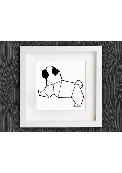 Özelleştirilebilir Origami Bebek Pug (Sadece Plastik Aparattır!!!) 3D