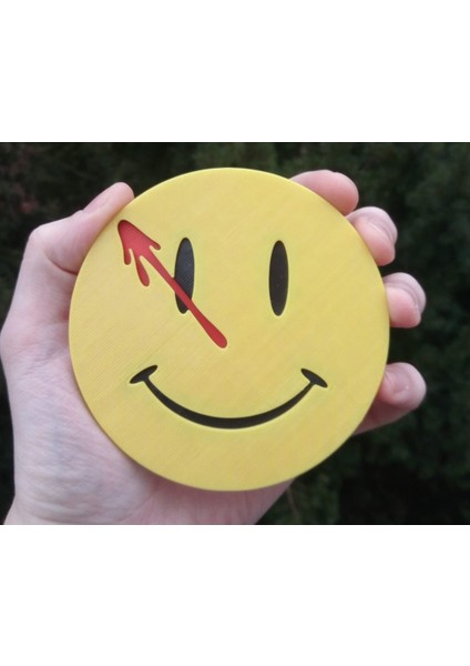 Watchmen Komedyen Coaster (Fincan Plakası) (Sadece Plastik Aparattır!!!) 3D