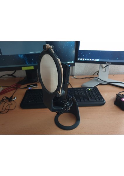 Pop Filtre Mikrofonu Um1 Kuş (Sadece Plastik Aparattır!!!) 3D