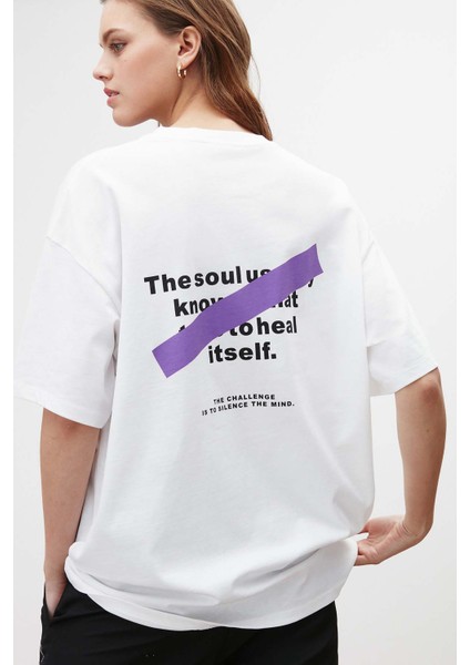 Soul Oversize Beyaz T-Shirt fiyatları
