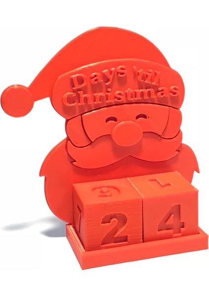 Noel Advent Takvimi (Sadece Plastik Aparattır!!!) 3D