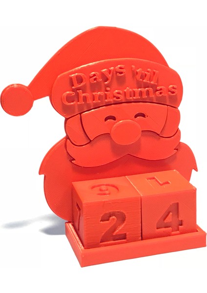 Noel Advent Takvimi (Sadece Plastik Aparattır!!!) 3D