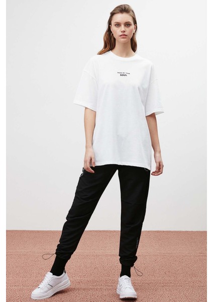 Soul Oversize Beyaz T-Shirt indirimleri