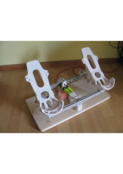 Uçuş Sim Dümen Pedalları (Sadece Plastik Aparattır!!!) 3D