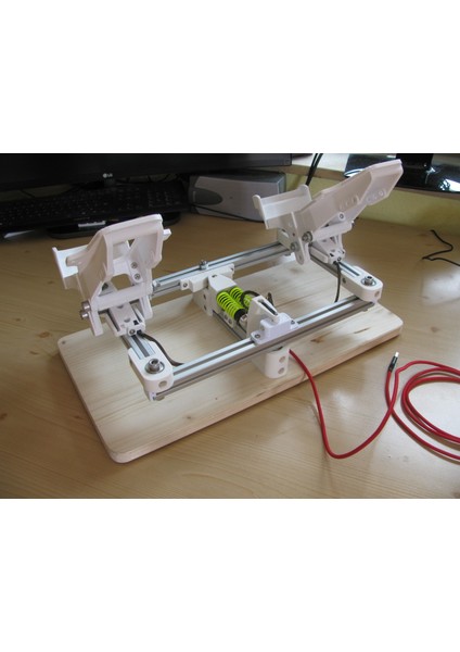 Uçuş Sim Dümen Pedalları (Sadece Plastik Aparattır!!!) 3D fırsatları