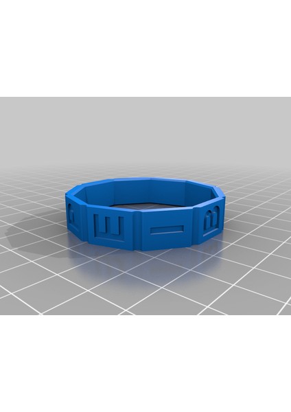 Kombinasyon Güvenli 00 Için Favori Halkalar (Cryptex) (Sadece Plastik Aparattır!!!) 3D modelleri