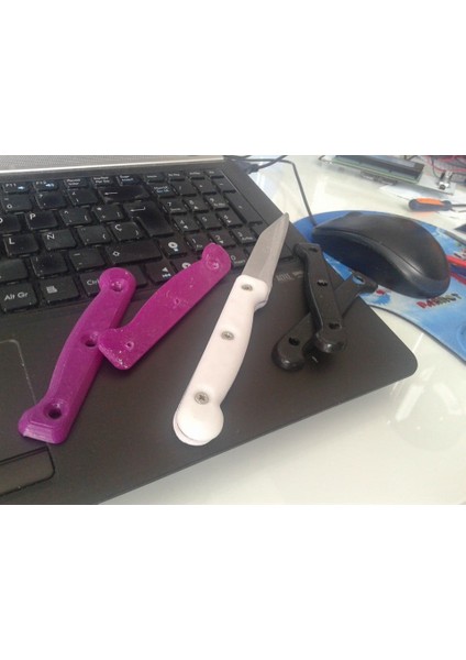 Bıçak Sapı - Pomo Cuchillo (Plastik Aparattır!!!) 3D