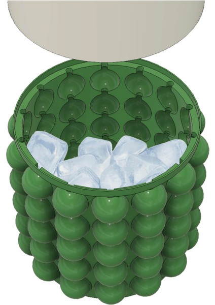 Ice Cube Maker Cup (Pro) (Sadece Plastik Aparattır!!!) 3D fiyatları