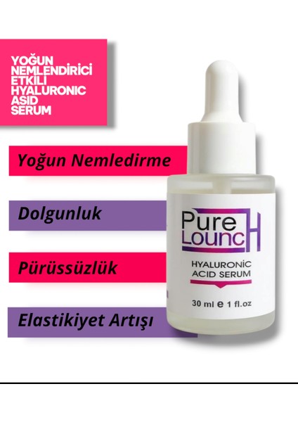 Yoğun Nemlendirici Etkili Hyaluronik Asit Serum 30 ml