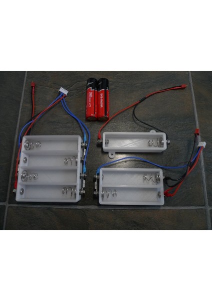 18650 Sahipler / Şarj Cihazı (Sadece Plastik Aparattır!!!) 3D