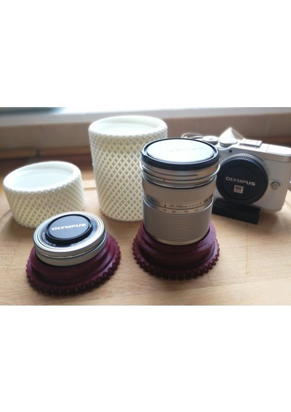 Mikro Dört Üçüncü Lens Için Taşıma Davaları (Sadece Plastik Aparattır!!!) 3D