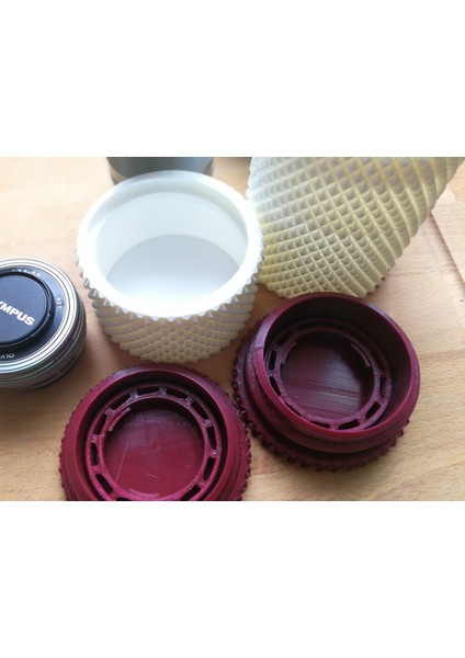Mikro Dört Üçüncü Lens Için Taşıma Davaları (Sadece Plastik Aparattır!!!) 3D