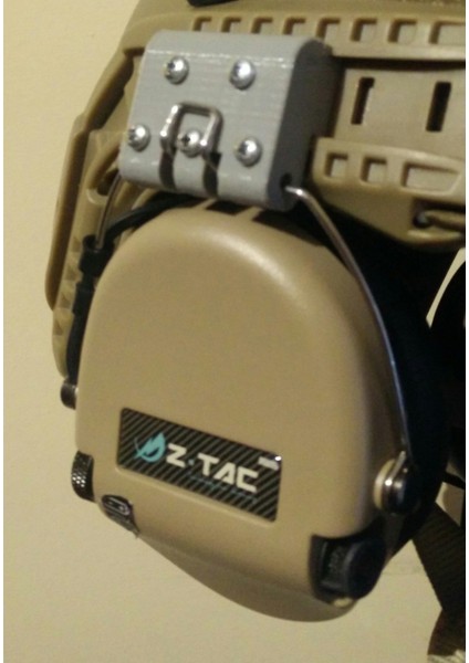 Ops Kask Ray Montajı'ndan Sordin Kulaklığı (Sadece Plastik Aparattır!!!) 3D modelleri