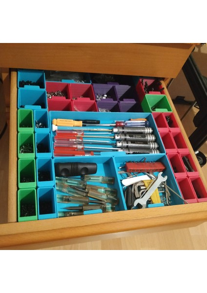 Çekmece Kutuları Özelleştirici (Sadece Plastik Aparattır!!!) 3D modelleri